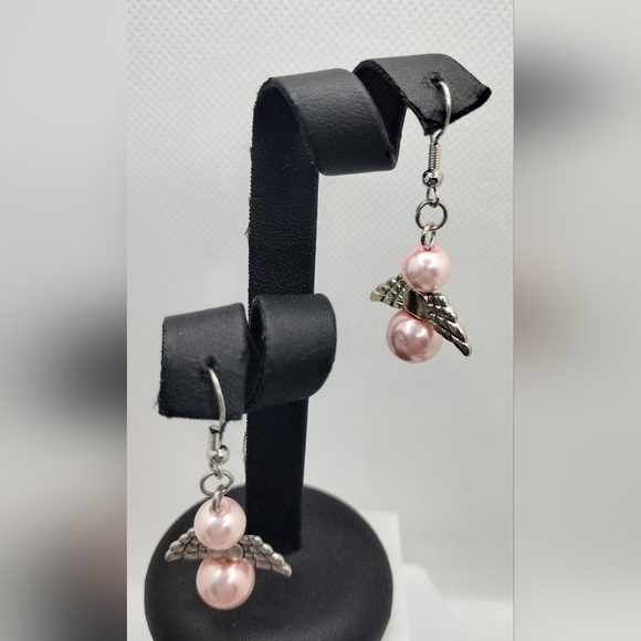 Fashion Handmade Angel Dangle Drop Earrings - Picture 4 of 4